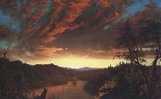 Frederic E.Church Twilight in the Wilderness oil painting on canvas